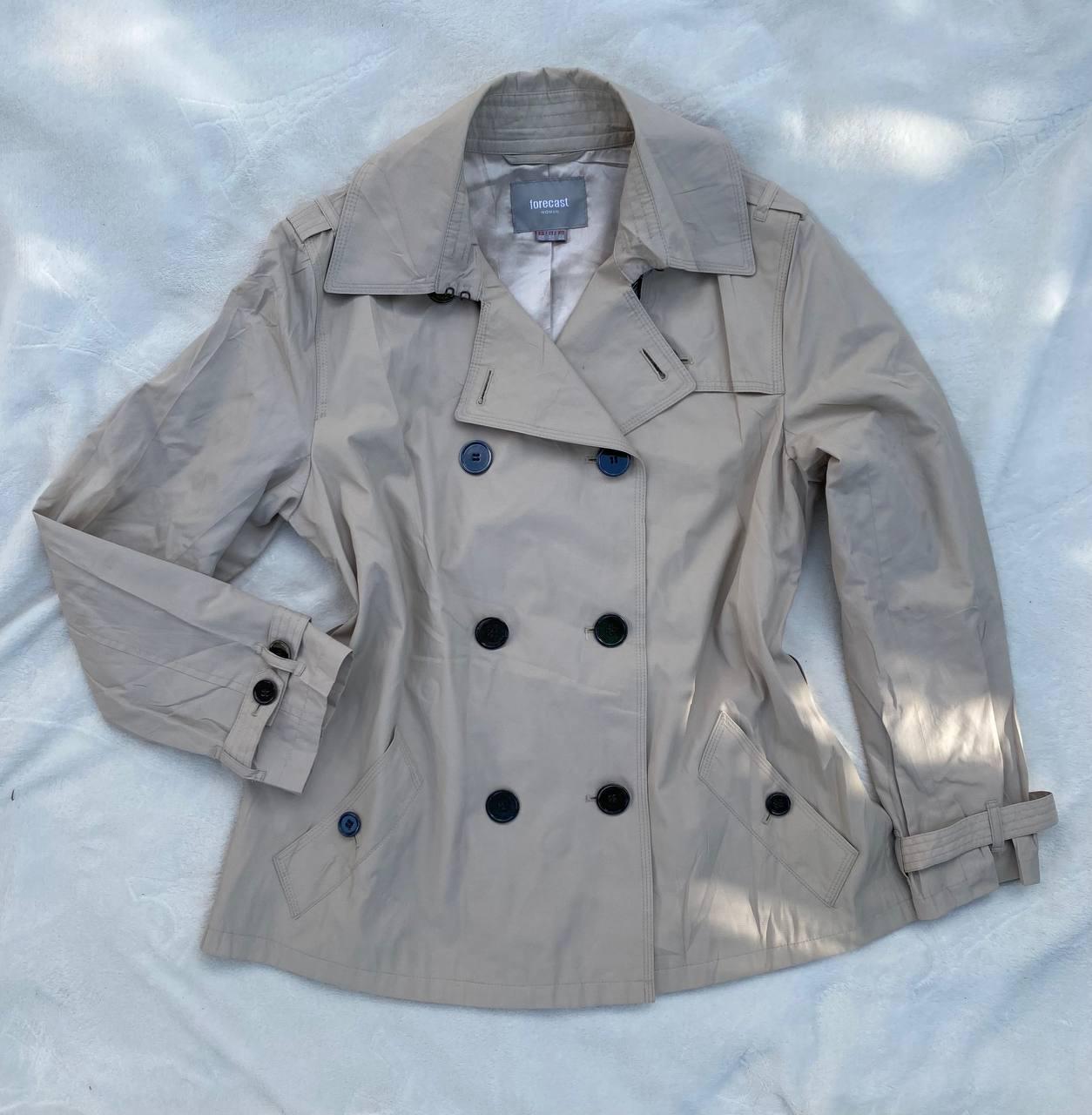 Trench Coat Mujer Beige Doble Botonadura